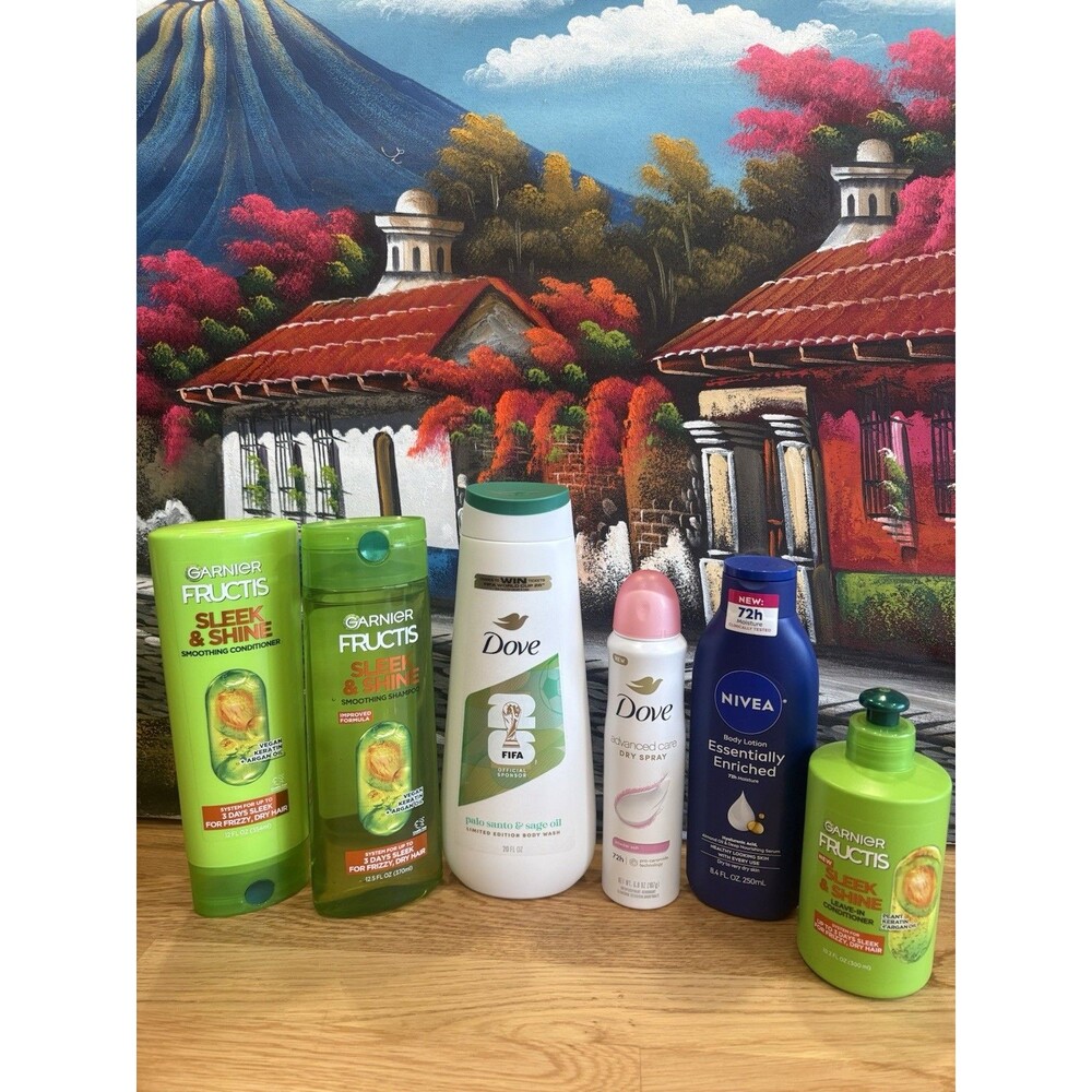 Personal Care Bundle Garnier Dove Nivea Shampoo Conditioner Lotion Deodorant